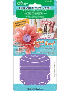 Confeccionador de flores Kanzashi - Pétalo fruncido L