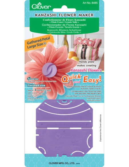 Confeccionador de flores Kanzashi - Pétalo fruncido L
