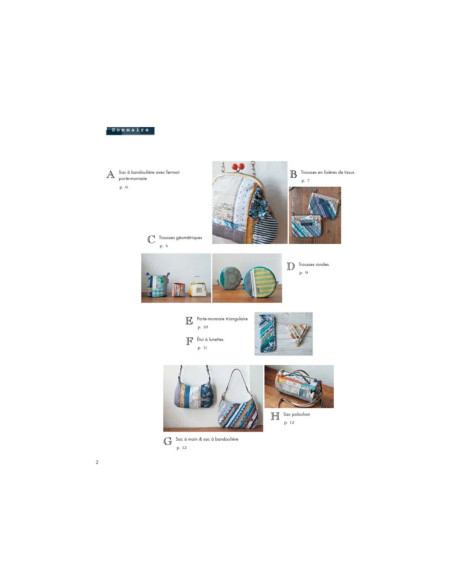 Libro 35 bolsos y accesorios con bordes y retazos de tela