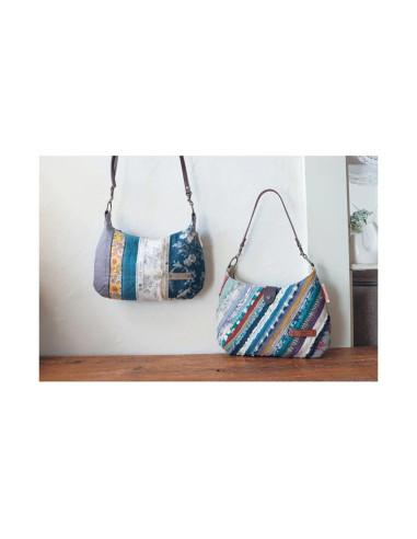 Libro 35 bolsos y accesorios con bordes y retazos de tela
