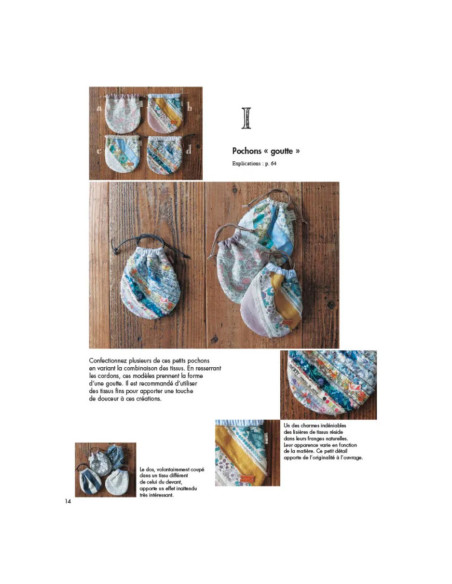 Libro 35 bolsos y accesorios con bordes y retazos de tela