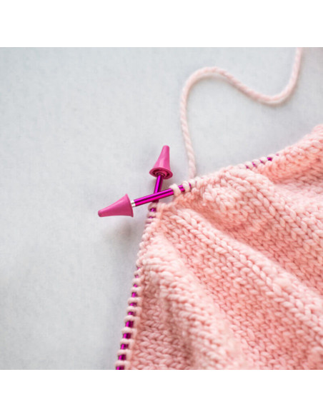 Juego de 2 tapones para detener puntos KnitPro