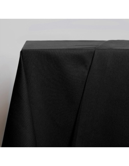 Tejido gabardina de algodón light Black - Atelier Brunette