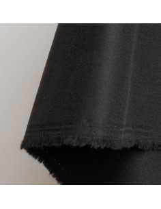 Tejido gabardina de algodón light Black - Atelier Brunette 2