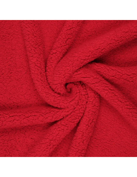 Tejido sherpa - Rojo