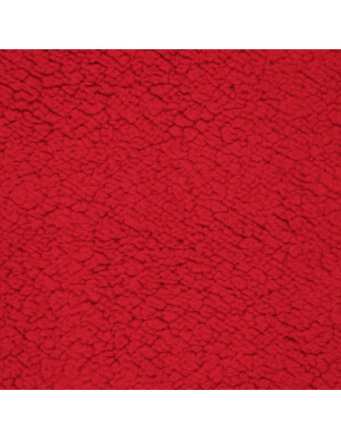 Tejido sherpa - Rojo
