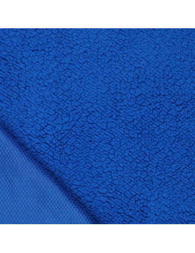 Tela sherpa - Azul