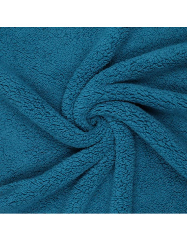 Tejido sherpa - Azul petróleo