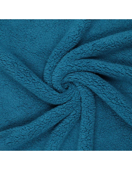 Tejido sherpa - Azul petróleo