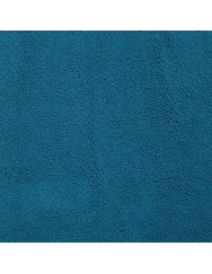 Tejido sherpa - Azul petróleo 2