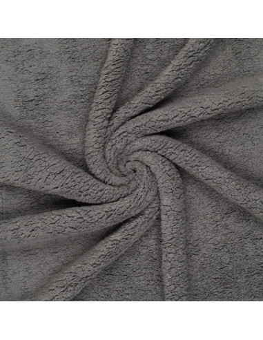 Tela sherpa - Gris oscuro