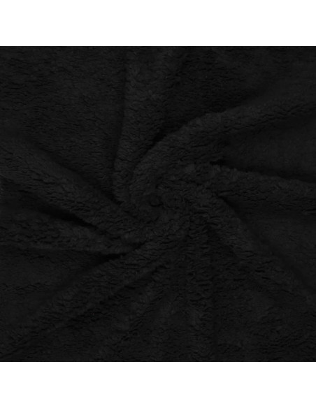 Tela sherpa - Negro
