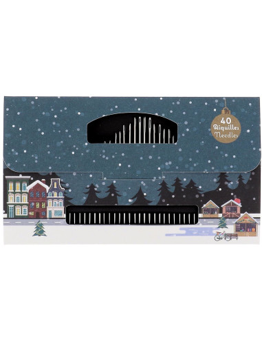 Cuaderno de 40 agujas Bohin - Fantasía de Navidad