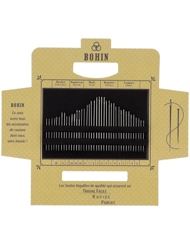 Cuaderno de 40 agujas Bohin - Fantasía de Navidad