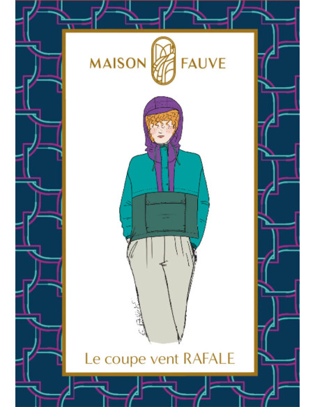 Patrón de cortavientos Rafale - Maison Fauve