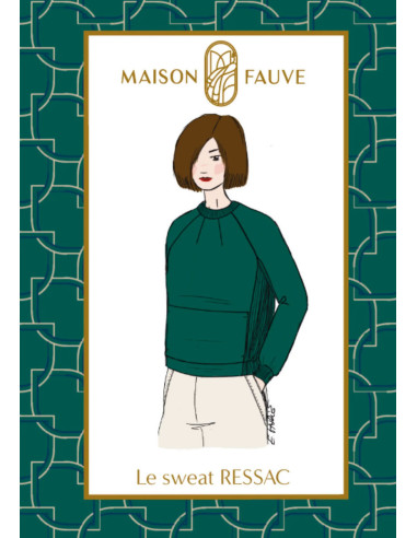 Patrón de sudadera Ressac - Maison Fauve