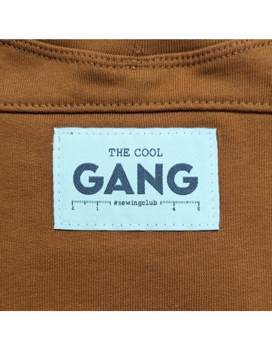 Juego de 6 etiquetas tejidas - The Cool Gang