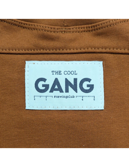 Juego de 6 etiquetas tejidas - The Cool Gang