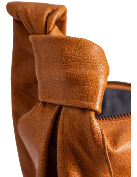 Bolso de mano con cremallera Muud Fate - Whisky