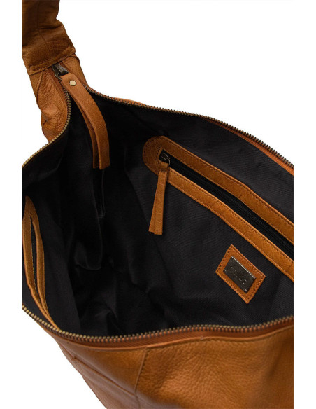 Bolso de mano con cremallera Muud Fate - Whisky