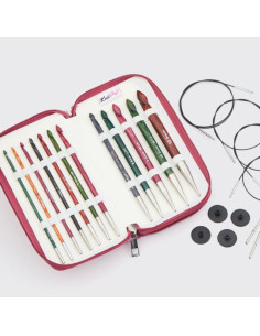 Estuche de ganchillos tunecinos Dreamz Grande KnitPro