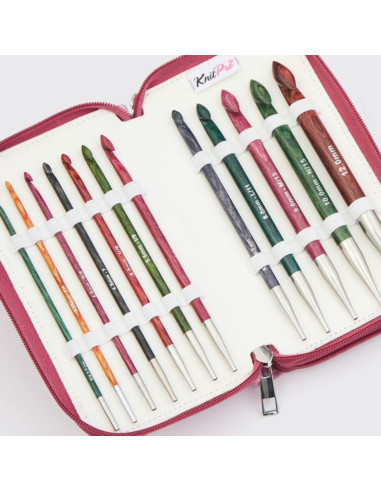 Estuche de ganchillos tunecinos Dreamz Grande KnitPro