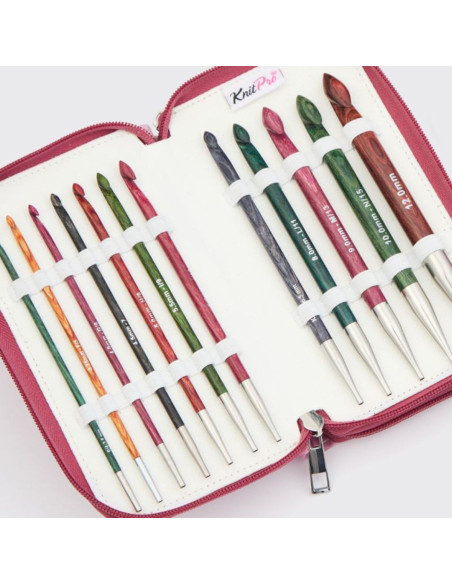 Estuche de ganchillos tunecinos Dreamz Grande KnitPro