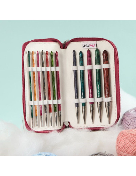 Estuche de ganchillos tunecinos Dreamz Grande KnitPro
