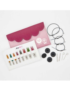 Kit de agujas circulares mini KnitPro Dreamz
