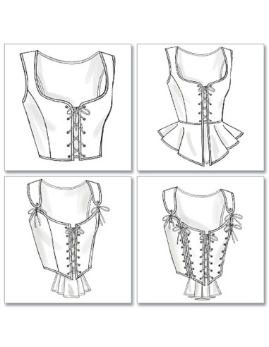 Patrón de corsés - Butterick 4669
