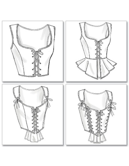 Patrón de corsés - Butterick 4669