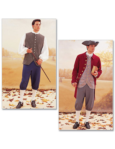 Patrón de disfraz del siglo XVIII - Butterick 3072