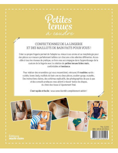 Libro de pequeñas prendas para coser: Braguita, sujetador, pijama, body, traje de baño 2
