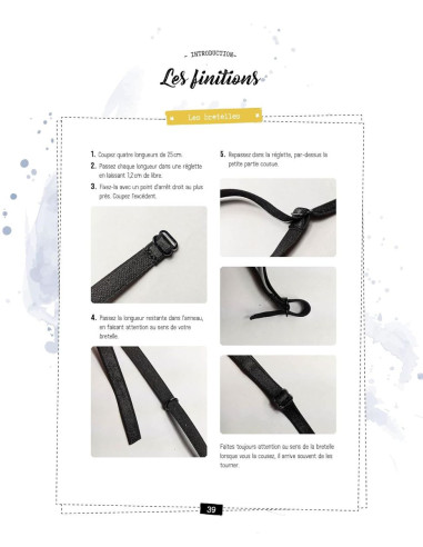 Libro de pequeñas prendas para coser: Braguita, sujetador, pijama, body, traje de baño