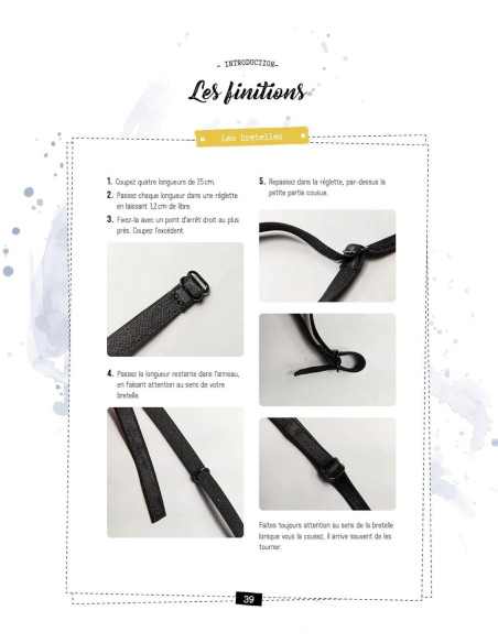 Libro de pequeñas prendas para coser: Braguita, sujetador, pijama, body, traje de baño
