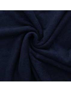 Tejido de micro esponja de viscosa - Azul noche