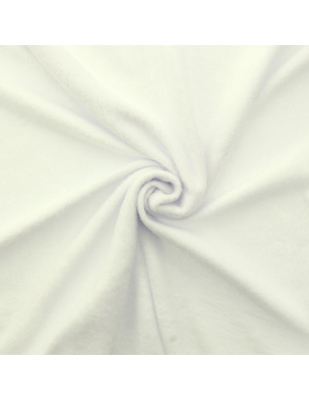 Tejido de sudadera polar alpina - Blanco roto