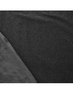 Tejido de sudadera polar alpina - Gris medio jaspeado