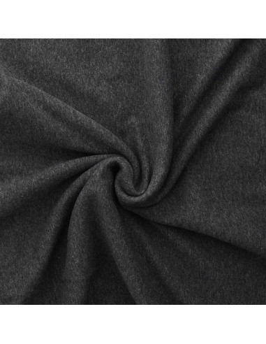 Tejido de sudadera polar alpina - Gris medio jaspeado