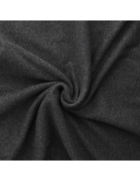 Tejido de sudadera polar alpina - Gris medio jaspeado