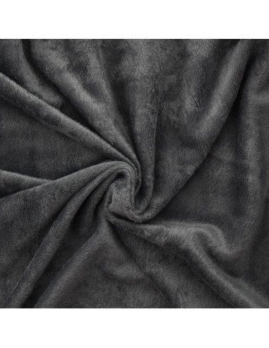 Tejido de sudadera polar alpina - Gris medio jaspeado