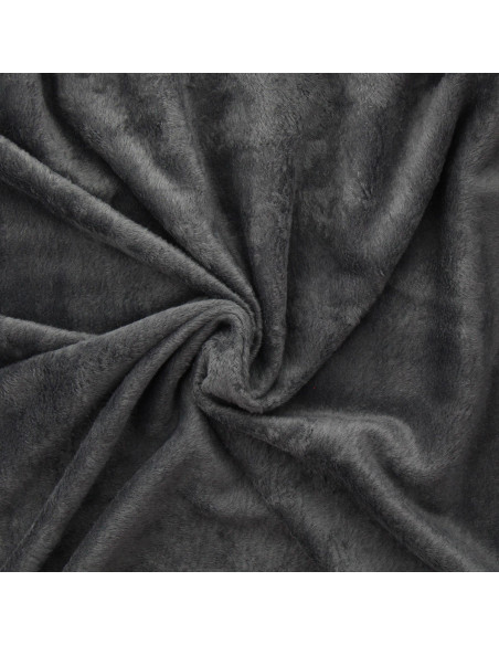 Tejido de sudadera polar alpina - Gris medio jaspeado