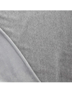 Tejido polar alpino - Gris claro jaspeado