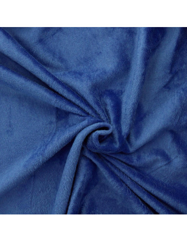 Tejido de sudadera polar alpina - Azul índigo