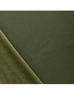 Tejido de sudadera polar alpina - Verde musgo