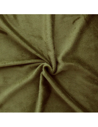 Tejido de sudadera polar alpina - Verde musgo