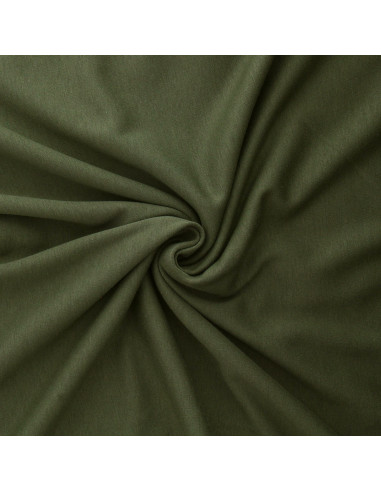 Tejido de sudadera polar alpina - Verde musgo