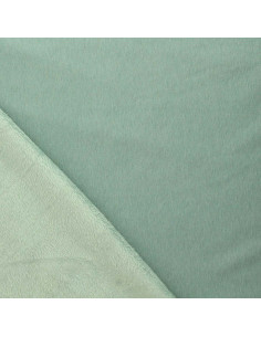 Tejido de sudadera polar alpina - Verde grisáceo