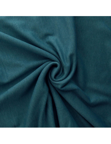 Tejido de sudadera polar alpina - Azul petróleo