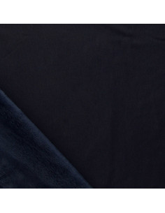 Tejido de sudadera polar alpina - Azul marino oscuro